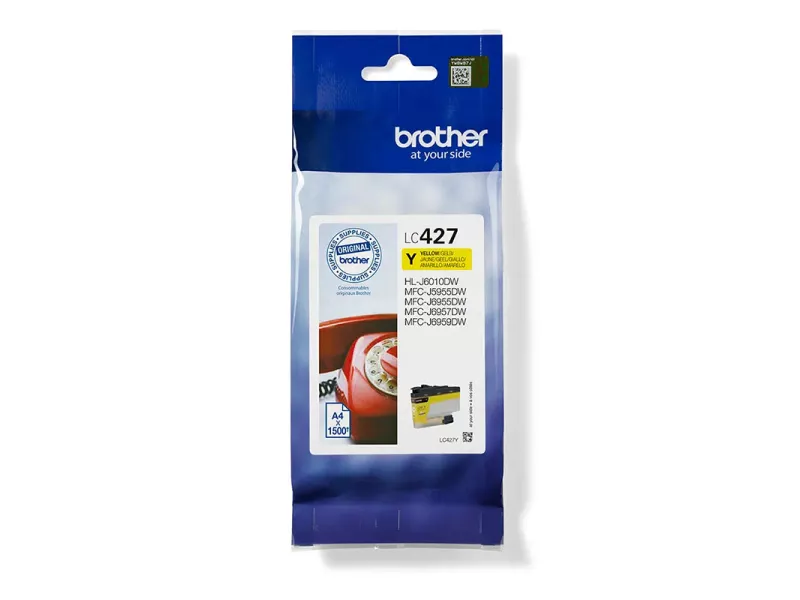 Cartuccia Originale Brother LC-427Y (Giallo 1500 pagine) Cartuccia Originale Brother LC-427Y (Giallo 1500 pagine)