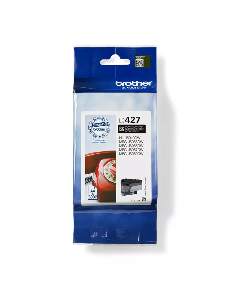 Cartuccia Originale Brother LC-427BK (Nero 3000 pagine) Cartuccia Originale Brother LC-427BK (Nero 3000 pagine)