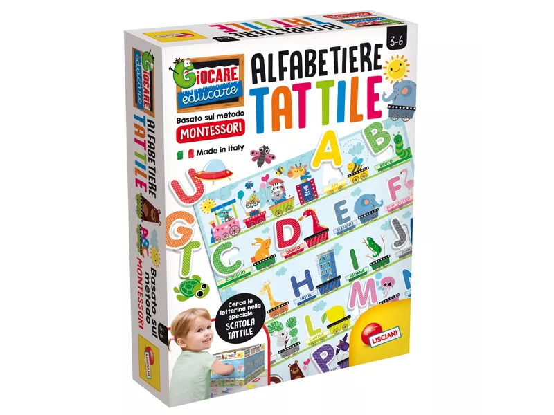 Alfabetiere Tattile Montessori Plus Lisciani - 72446