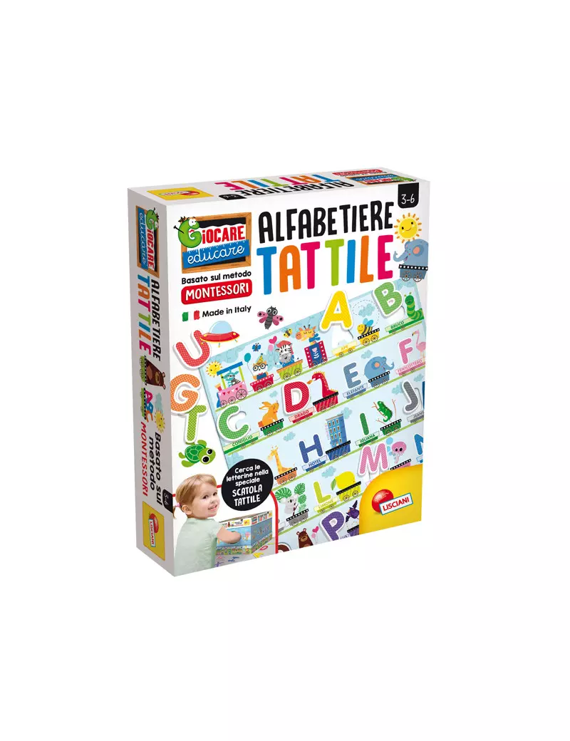 Alfabetiere Tattile Montessori Plus Lisciani - 72446