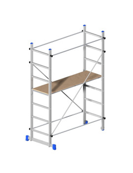 Trabattello in Alluminio Superminio Marchetti - 158x80 cm - 20783 (Alluminio)