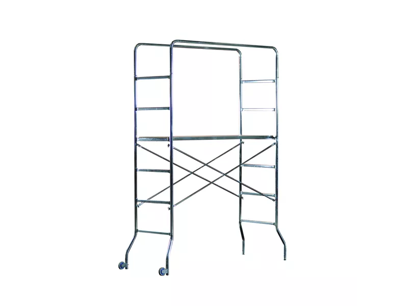 Trabattello in Acciaio Zincato Trio Marchetti - 130x60 cm - 20072 (Alluminio) Trabattello in Acciaio Zincato Trio Marchetti - 130x60 cm - 20072 (Alluminio)