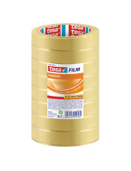 Nastro Adesivo Tesafilm Tesa - 19 mm x 66 m - 57208-00001-01 (Trasparente Conf. 8)