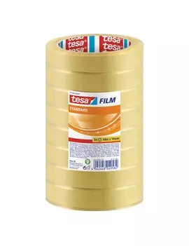 Nastro Adesivo Tesafilm Tesa - 19 mm x 66 m - 57208-00001-01 (Trasparente Conf. 8)