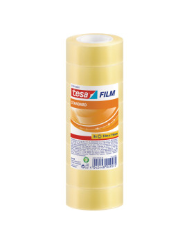 Nastro Adesivo Tesafilm Tesa - 19 mm x 33 m - 57207-00001-01 (Trasparente Conf. 8)