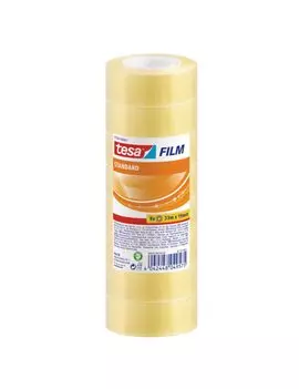 Nastro Adesivo Tesafilm Tesa - 19 mm x 33 m - 57207-00001-01 (Trasparente Conf. 8)