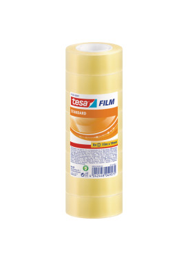 Nastro Adesivo Tesafilm Tesa - 19 mm x 33 m - 57207-00001-01 (Trasparente Conf. 8)