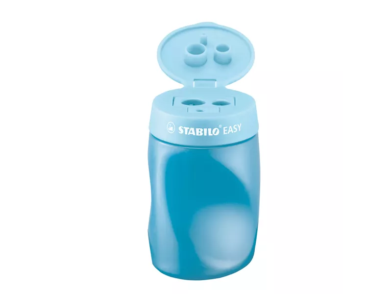 Temperamatite Easy Stabilo - 3 Fori - Mancini - 4501/2 (Blu)