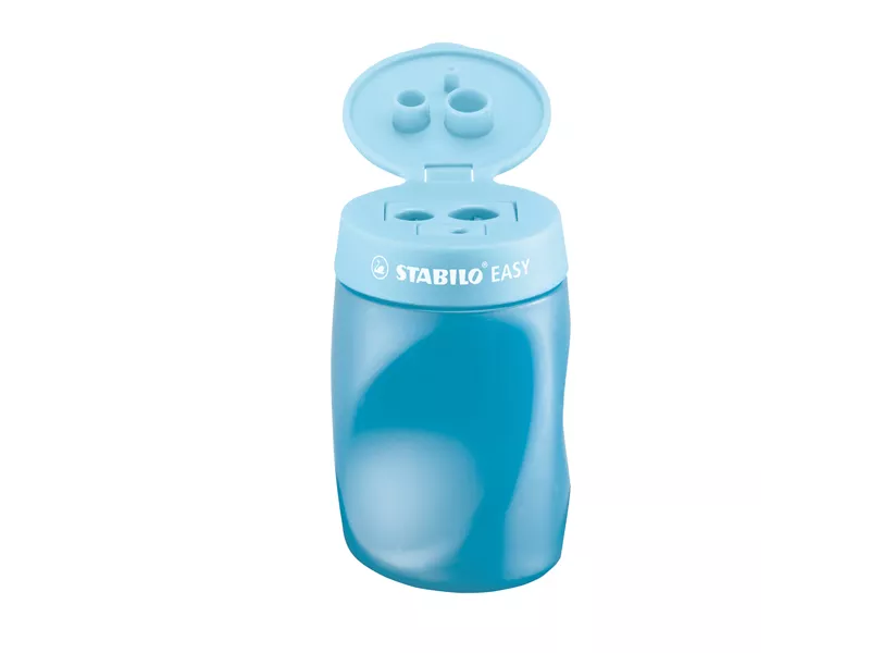 Temperamatite Easy Stabilo - 3 Fori - Destrorsi - 4502/2 (Blu)