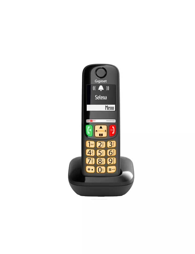 Telefono Cordless DECT Gigaset E270 Panasonic - 531812121 (Nero)