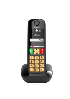 Telefono Cordless DECT Gigaset E270 Panasonic - 531812121 (Nero)
