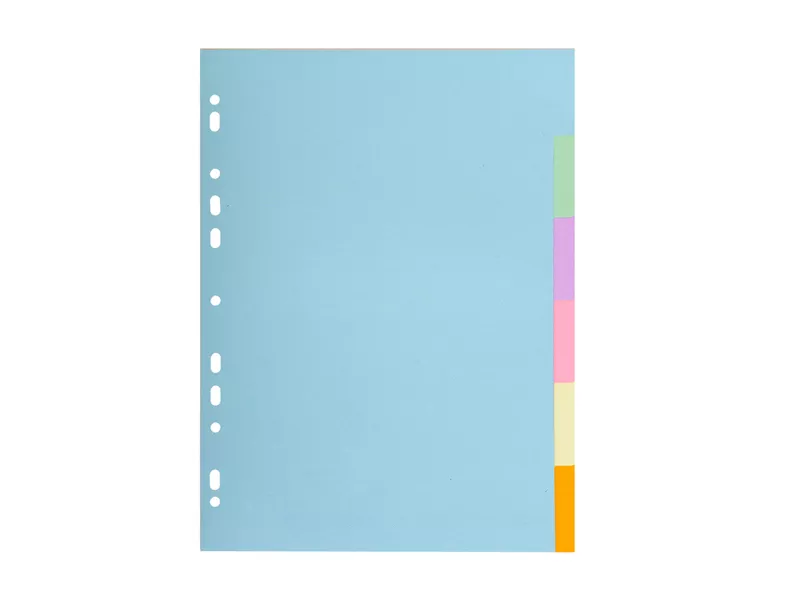 Divisori in Cartoncino Forever Exacompta - A4 - 6 Tasti - 1606E (Assortiti)