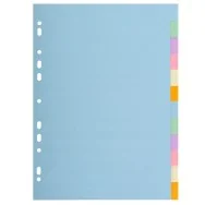 Divisori in Cartoncino Forever Exacompta - A4 - 12 Tasti - 1612E (Assortiti)