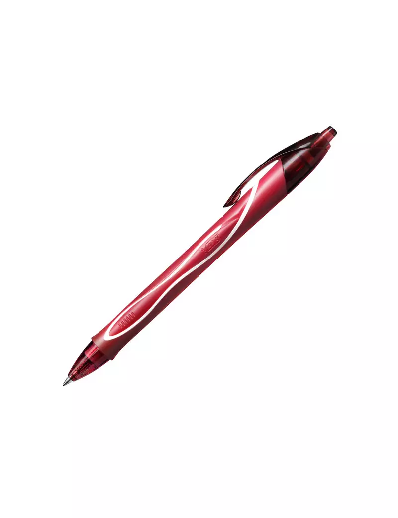 Penna Gelocity Quick Dry Bic - 0,7 mm - 949874 (Rosso Conf. 12)