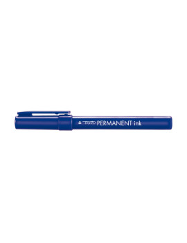 Marcatore Permanente Tratto Permanent Ink Fila - Punta Tonda - 2 mm - 732501 (Blu Conf. 12)