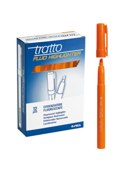 Evidenziatore Tratto Fluo Highlighter Fila - 1-5 mm - 733003 (Arancione Conf. 12)