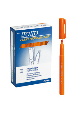 Evidenziatore Tratto Fluo Highlighter Fila - 1-5 mm - 733003 (Arancione Conf. 12)