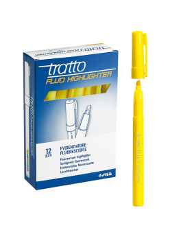 Evidenziatore Tratto Fluo Highlighter Fila - 1-5 mm - 733001 (Giallo Conf. 12)