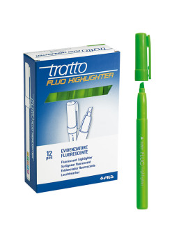 Evidenziatore Tratto Fluo Highlighter Fila - 1-5 mm - 733002 (Verde Conf. 12)