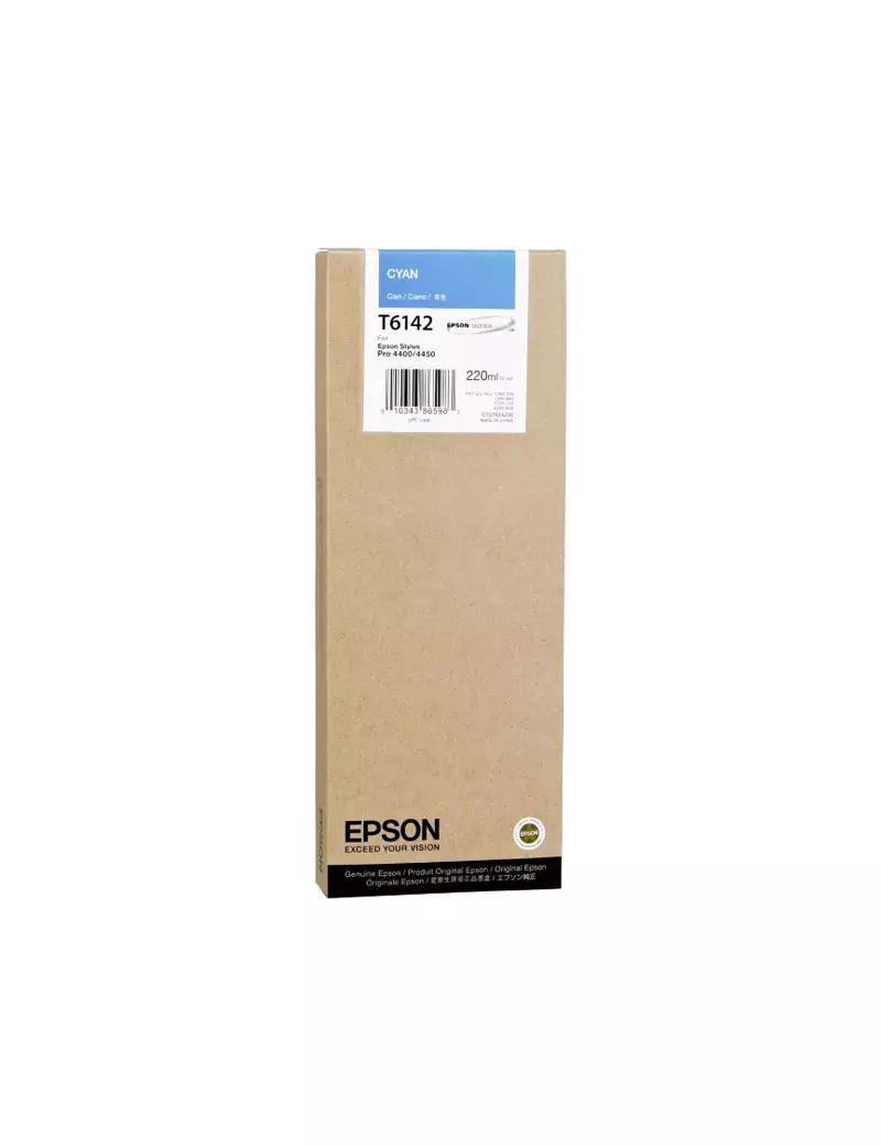 Cartuccia Originale Epson T614200 (Ciano 220 ml)