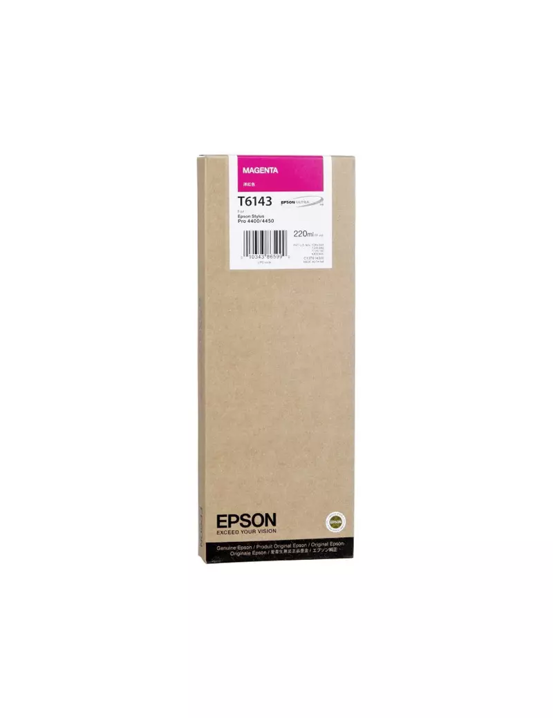 Cartuccia Originale Epson T614300 (Magenta 220 ml) Cartuccia Originale Epson T614300 (Magenta 220 ml)