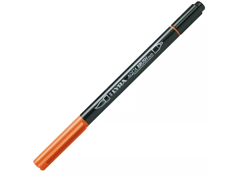 Pennarelli Aqua Brush Duo Lyra Fila - L6520013 (Arancio Conf. 10)