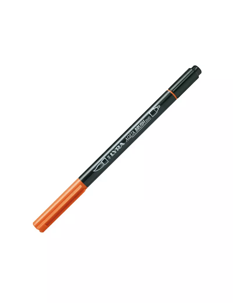 Pennarelli Aqua Brush Duo Lyra Fila - L6520013 (Arancio Conf. 10)