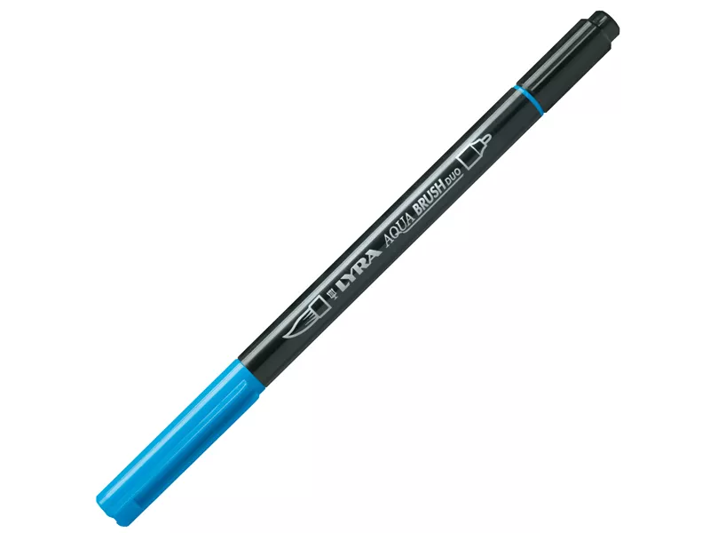 Pennarelli Aqua Brush Duo Lyra Fila - L6520047 (Azzurro Conf. 10)