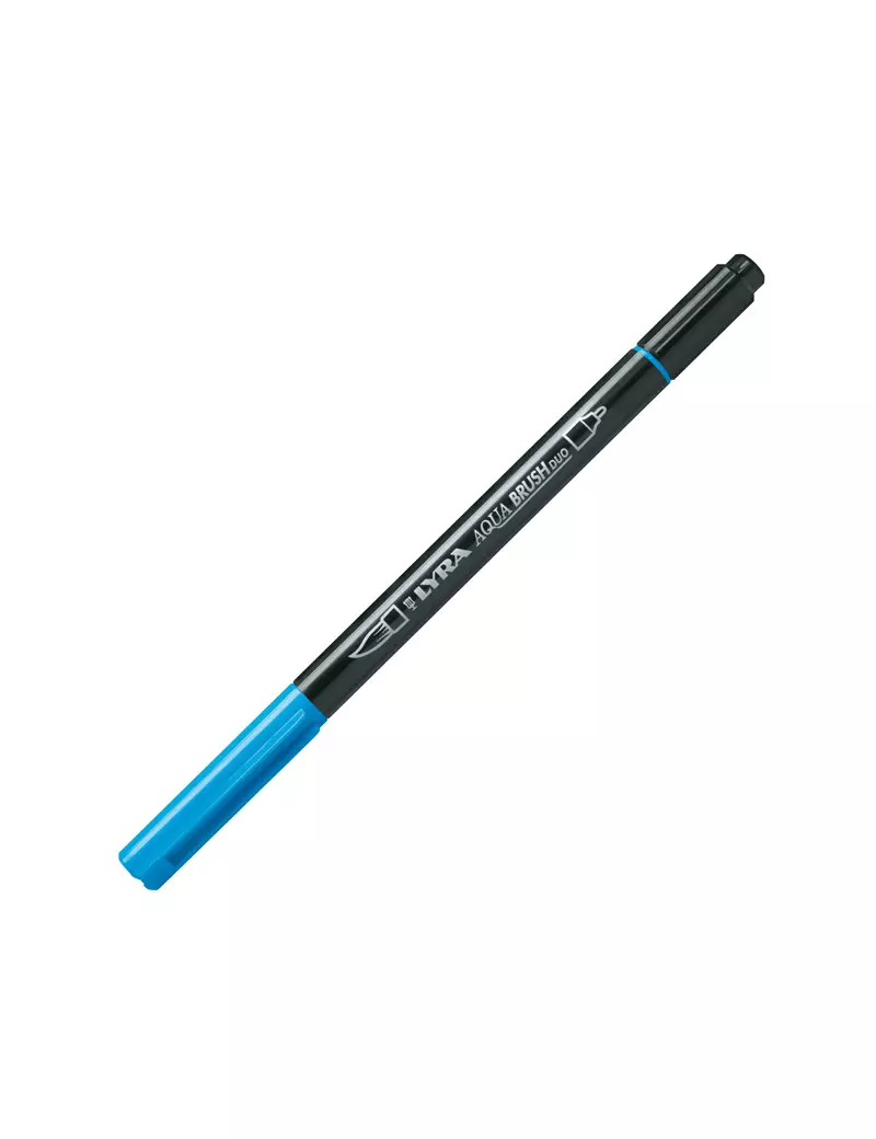 Pennarelli Aqua Brush Duo Lyra Fila - L6520047 (Azzurro Conf. 10)