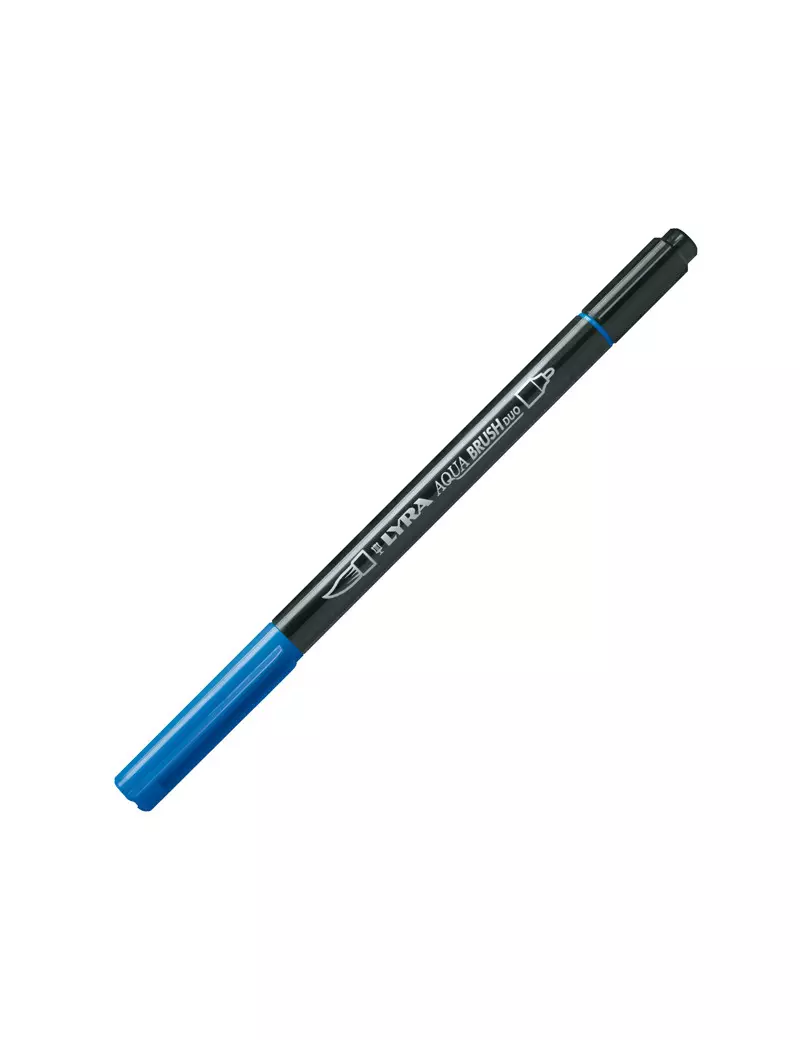 Pennarelli Aqua Brush Duo Lyra Fila - L6520044 (Blu Cobalto Chiaro Conf. 10)