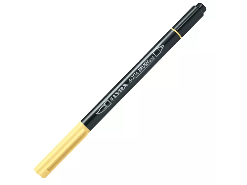 Pennarelli Aqua Brush Duo Lyra Fila - L6520002 (Giallo Chiaro Conf. 10)