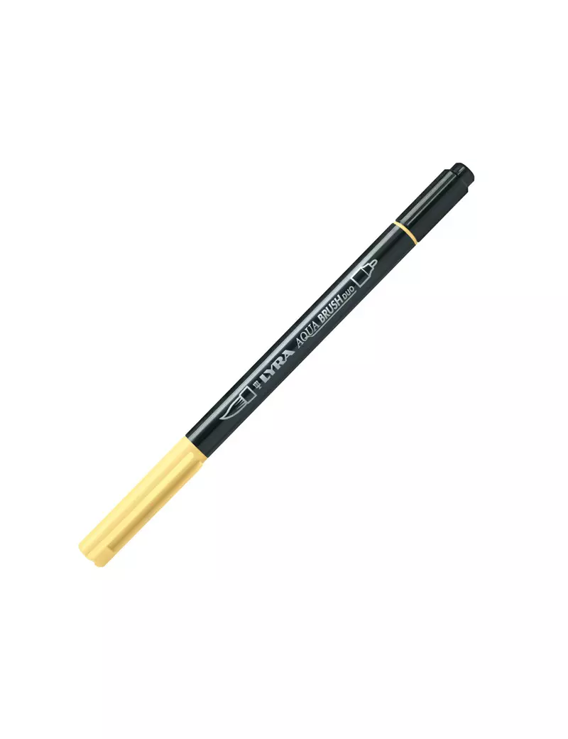 Pennarelli Aqua Brush Duo Lyra Fila - L6520002 (Giallo Chiaro Conf. 10)