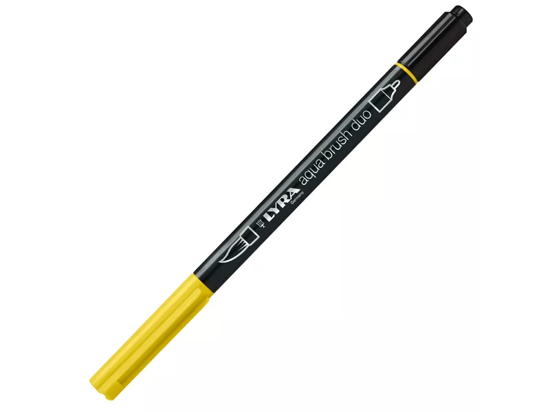 Pennarelli Aqua Brush Duo Lyra Fila - L6520006 (Giallo Cromo Chiaro Conf. 10)
