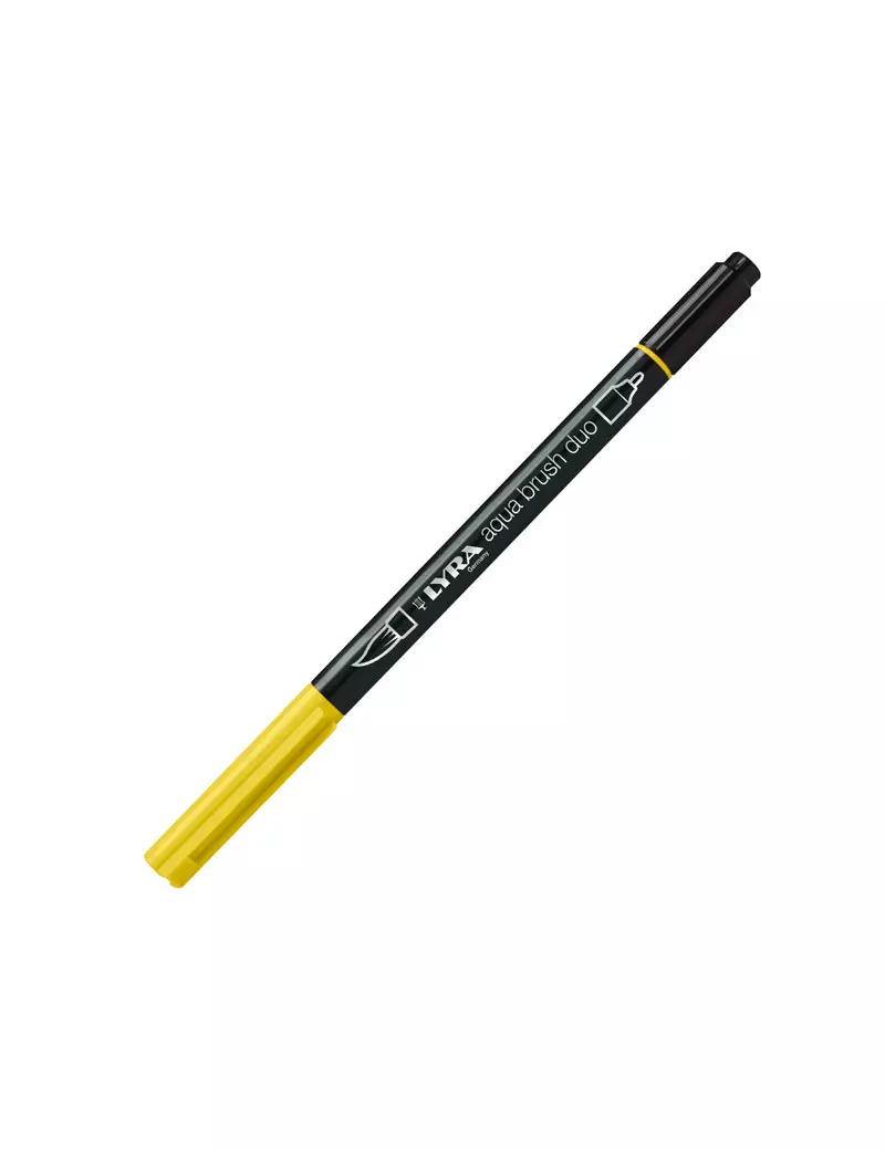 Pennarelli Aqua Brush Duo Lyra Fila - L6520006 (Giallo Cromo Chiaro Conf. 10)