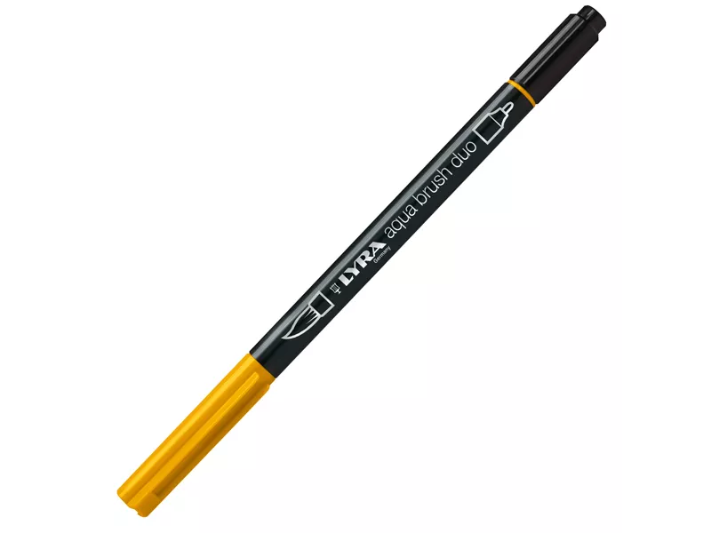 Pennarelli Aqua Brush Duo Lyra Fila - L6520009 (Giallo Cromo Scuro Conf. 10)