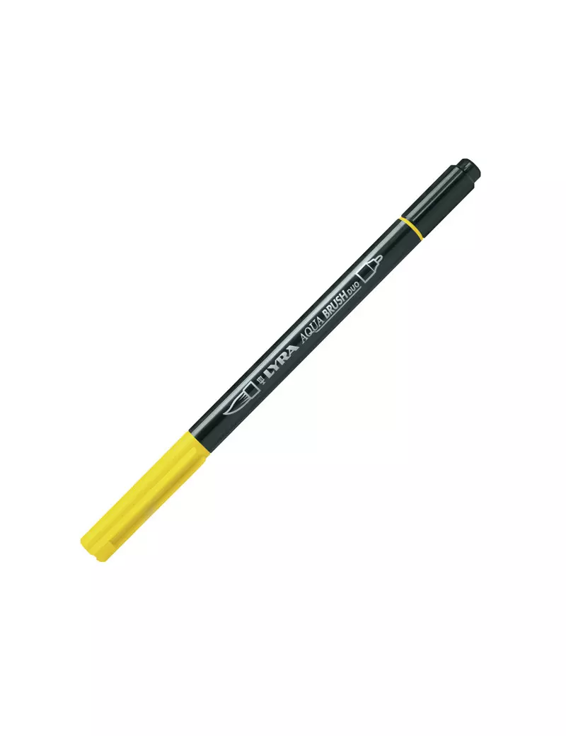 Pennarelli Aqua Brush Duo Lyra Fila - L6520005 (Giallo di Cadmio Limone Conf. 10)