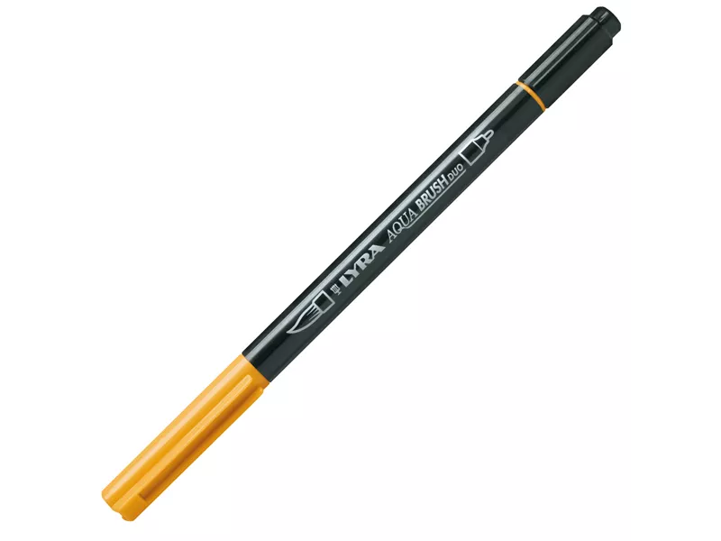 Pennarelli Aqua Brush Duo Lyra Fila - L6520008 (Giallo di Cadmio Scuro Conf. 10)