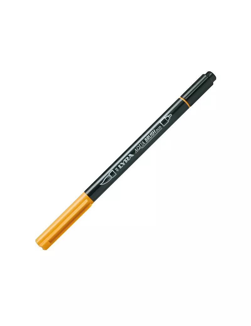 Pennarelli Aqua Brush Duo Lyra Fila - L6520008 (Giallo di Cadmio Scuro Conf. 10)