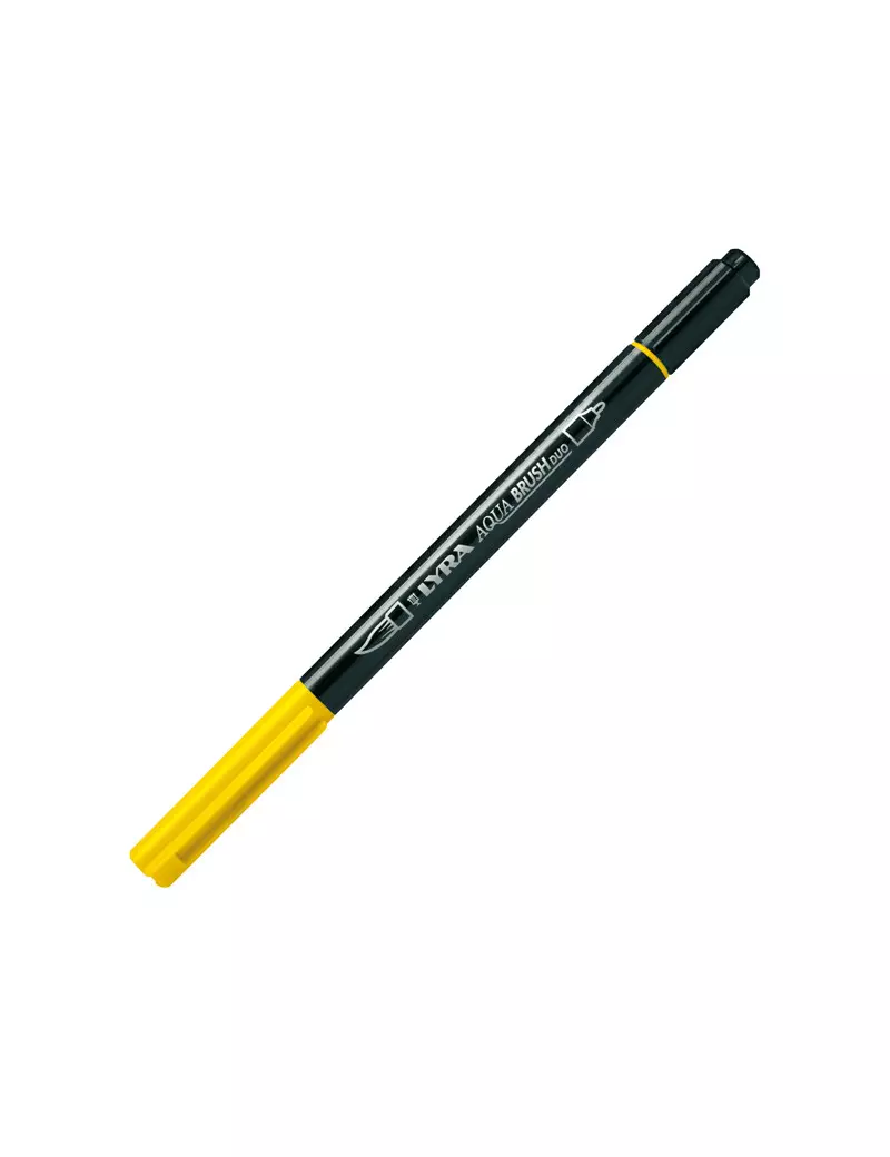 Pennarelli Aqua Brush Duo Lyra Fila - L6520007 (Giallo Limone Conf. 10) Pennarelli Aqua Brush Duo Lyra Fila - L6520007 (Giallo Limone Conf. 10)