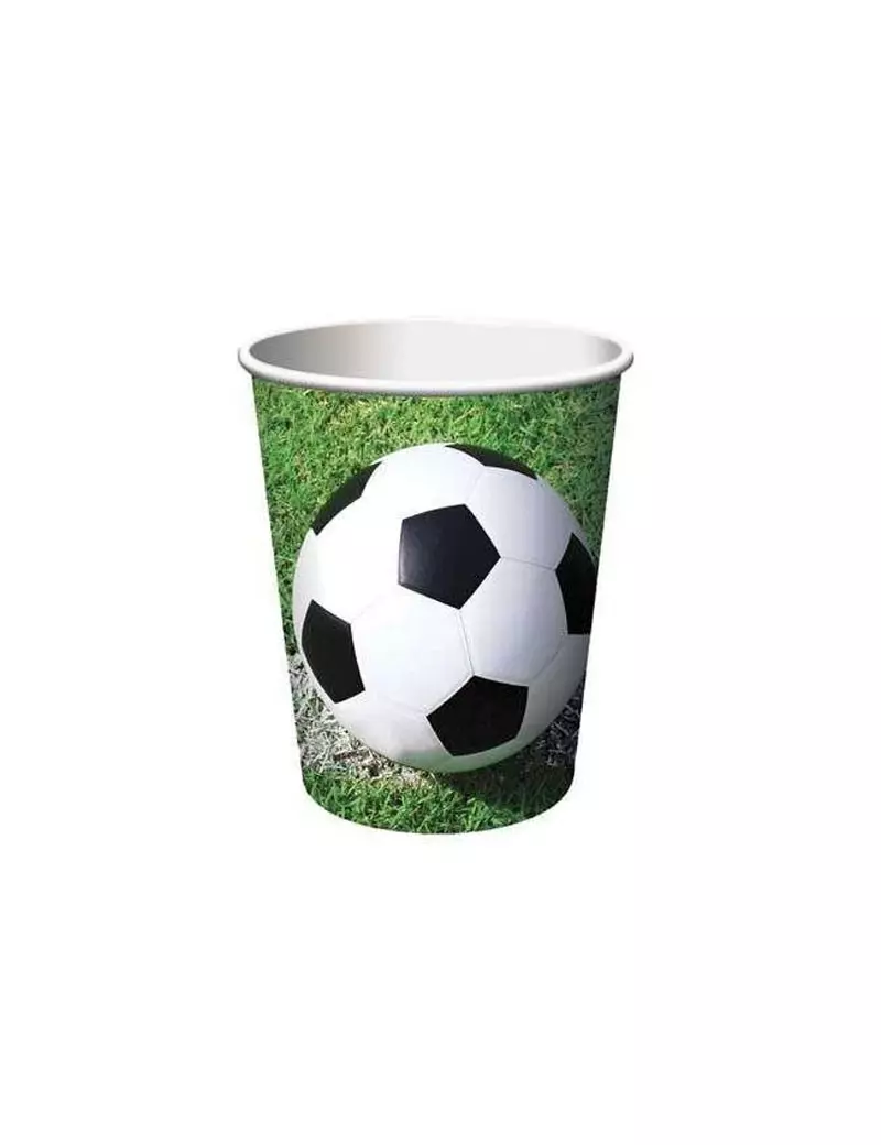 Bicchiere in Cartoncino - 266 ml (Calcio Conf. 8)