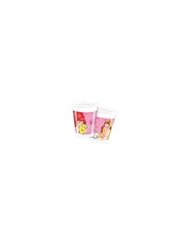 Bicchiere in Cartoncino - 200 ml (Principesse Conf. 8)