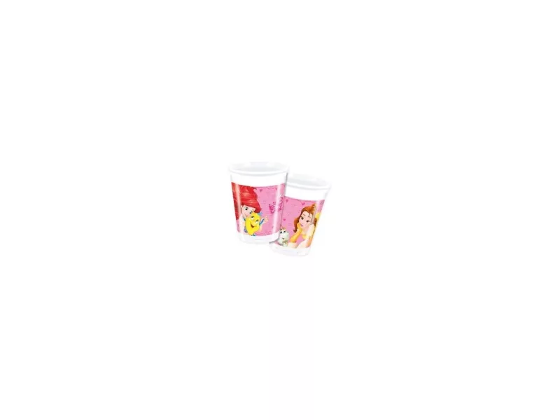 Bicchiere in Cartoncino - 200 ml (Principesse Conf. 8)