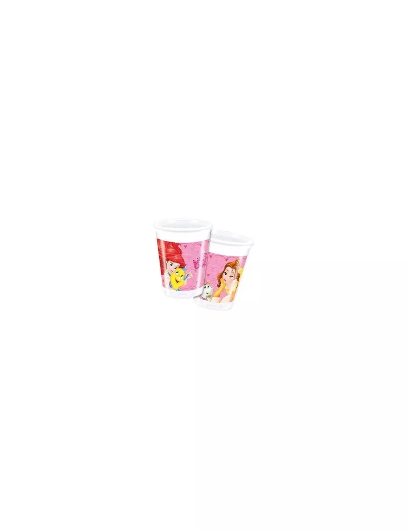 Bicchiere in Cartoncino - 200 ml (Principesse Conf. 8)