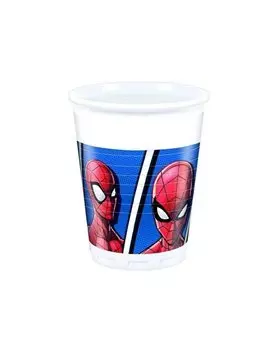 Bicchiere in Cartoncino - 200 ml (Spiderman Conf. 8)