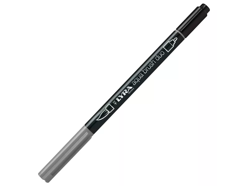 Pennarelli Aqua Brush Duo Lyra - L6520095 (Grigio Chiaro Freddo Conf. 10)