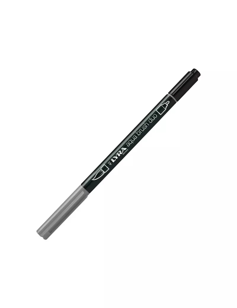 Pennarelli Aqua Brush Duo Lyra - L6520095 (Grigio Chiaro Freddo Conf. 10)