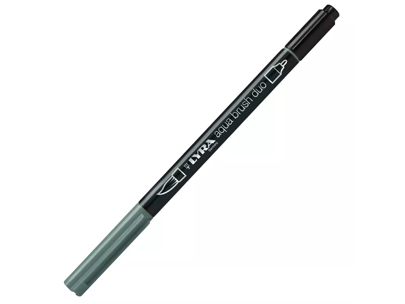 Pennarelli Aqua Brush Duo Lyra - L6520097 (Grigio Medio Freddo Conf. 10)