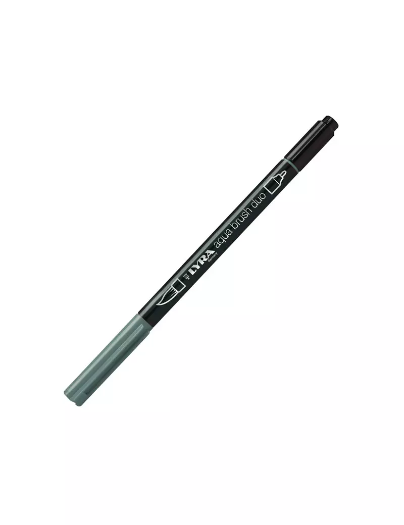 Pennarelli Aqua Brush Duo Lyra - L6520097 (Grigio Medio Freddo Conf. 10) Pennarelli Aqua Brush Duo Lyra - L6520097 (Grigio Medio Freddo Conf. 10)