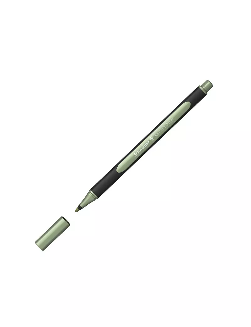 Pennarello Metallic Liner 020 Schneider - 1,2 mm - P700204 (Verde Metallizzato Conf. 10)