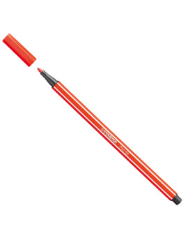 Pennarello Pen 68 Stabilo - 1 mm - 68/40 (Rosso Chiaro Conf. 10)